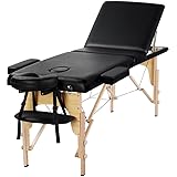 Yaheetech Massage Table Portable Adjustable Massage