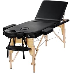 Yaheetech Massage Table Portable Adjustable Massage