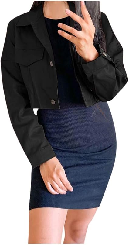 crop jacket amazon