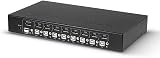 LINDY 8 Port DisplayPort 1.2 USB 2.0 KVM Switch 4K 60Hz Rackmount Audio view 2
