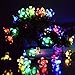 Ucharge Solar String Lights Flower 50 LED 23ft Multi-Color Waterproof Fairy Flower Garden Lights for Outdoor, Wedding, Patio, Lawn, Home, Party, Holiday