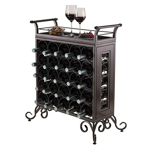 Top 10 Best Wine Racks Free Standing Floor Metal Top Reviews No