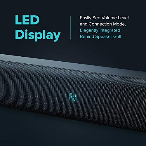 RIF6 Sound Bar 35 Inch Home Theater TV Soundbar with LED Display