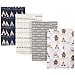 Luvable Friends Unisex Baby Cotton Flannel Burp Cloths, Tribe, One Size