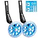 FORTOP Bicycle Training Wheels Heavy Duty Rear with Stabilizers Mounted Kit for Kids Boy Girls Bikes of 12 14 16 18 20 Inch
