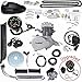 Seeutek PK80 80cc Bicycle Engine Kit 2-Stroke Gas Motorized Bike Motor Kit Upgrade with Speedoemter primary