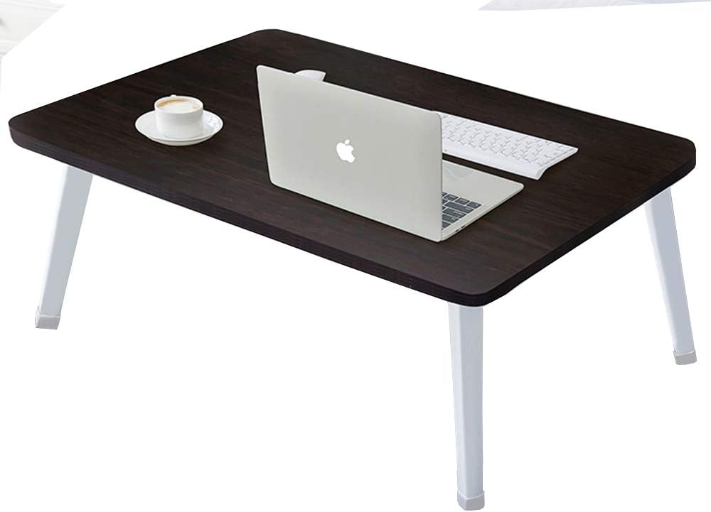 Laptop Bed Table, Portable Standing Bed Desk Tray, Computer TV Tray Couch Floor Desk,Student Standing Table, Large Size,Black