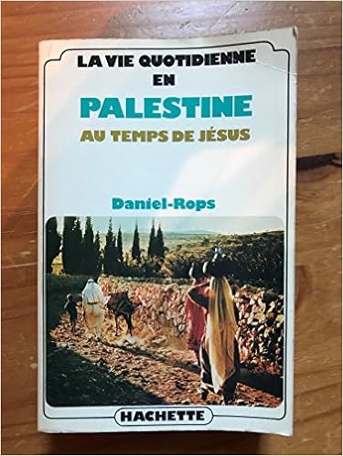 Amazon Fr La Vie Quotidienne En Palestine Au Temps De Jesus Rops Daniel Livres