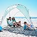 Lightspeed Outdoors Tall Canopy, Beach Shelter, Lightweight Sun Shade Tent + One Shade Wall Included