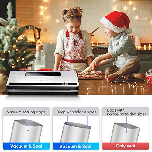 Vacuum Sealer Machine, Toyuugo Upgraded Automatic Food Sealer Saver Vacuum Packing Machine with