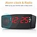 USB Alarm Clock Radio, Digital FM Radio Alarm Clock with USB for bedroom Charging Port and FM Radios,LED Display with Dimmer, Sleep Timer, Snooze for Bedroom