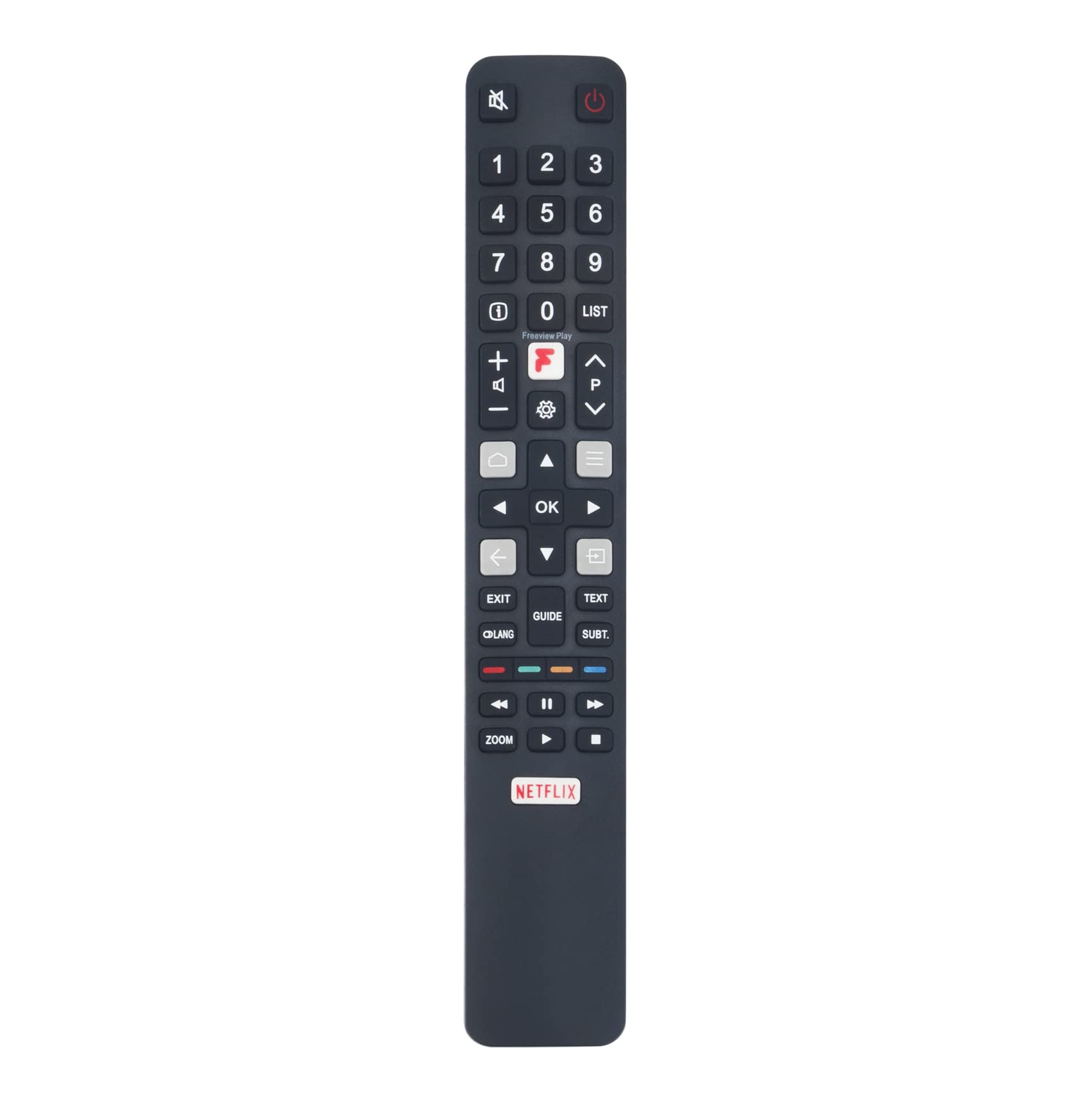 AULCMEET RC802N YUI5 Replacement Remote Control Compatible with TCL Thomson 4K OLED TV 06-IRPT45-LRC802NP 55DP648 65DP648 65EP648 43EP648 43DP648 50DP648 50EP648 55EP648