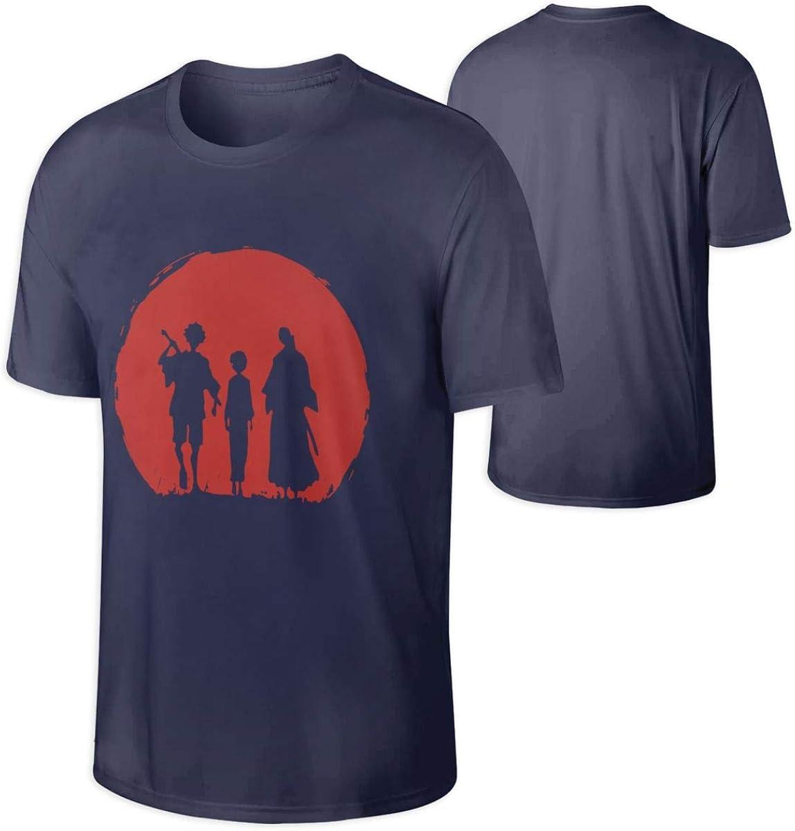 Amazon Com Man Mugen Jin Fuu Samurai Champloo Samurai Sunset Manga Anime Particular T Shirt Black Clothing