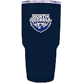 R and R Imports North Georgia Nighthawks 24 oz Insulated Stainless Steel Tumbler Navy Officially Licensed Collegiate Product Single