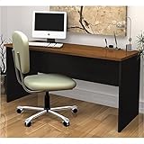 Desk in Brown and Black