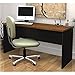 Bestar Innova Peninsula Computer Desk-Tuscany Brown