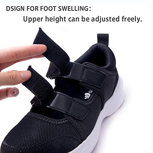 Womens-Comfortable-Working-Nurse-Shoes-Non-Slip-Adjustable-Breathable-Walking-Buffer-Fitness-Casual-Nursing-Orthotic-Lightweight-Shoes-Arthritis-Diabetes-Heel-Pain-Foot-Pain-Plantar-Fasciitis