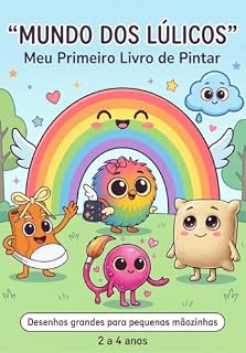 Livro Mundo dos Lúlicos: Meu primeiro livro de pintar