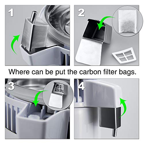 Life Basis Water Distiller Stainless Steel 4 Liter Water Distillation with Glass Carafe Nozzle Insert and Pure Efficiently Make Clean Water for Home Use - Thumbnail 4