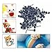 GTANG 300PCS 2mm 3mm 4mmBlack Felt Needle Tool for Glass Eye for Needle Felt, Sewing, Patching Doll Eyes, (3 Sizes, 100 Each Size) Family DIY Kit