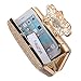 Fawziya Evening Clutch Rhinestone Crown Medium Novelty Purses For Women Formal-Gold