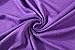 DB MOON Women's Ladies Tunic Tops Short Sleeve (Deep Purple,XL)