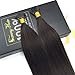 Sunny 16 Inch Remy Straight Pre bonded I-tip Fusion Hair Extensions Human Hair Professional Salon Style Color #2 Dark Brown 1g Per Strand 50g Per Package