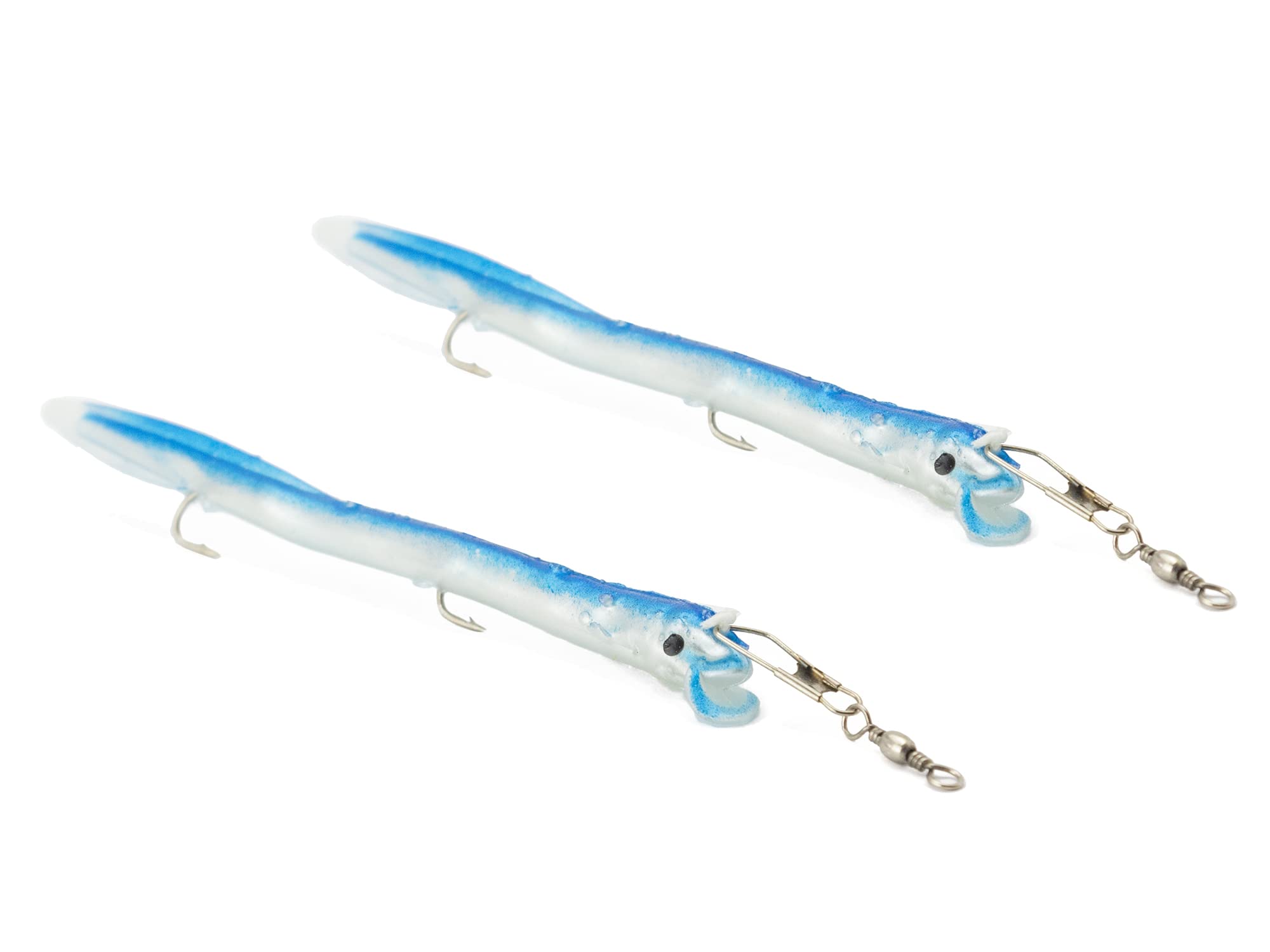 Kit 2 Pieces Garfish 10 cm Silicone with 2 Hooks