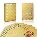 bC BimeTALliC CAble BC9957ZP Luxury 24K Gold Foil Poker Playing Cards Deck Carta De Baralho with Box Good Gift Idea