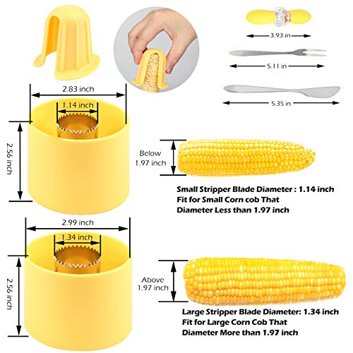 Corn Stripper Corn Stripping Tool 2Sizes Expand to Fit Small or Larger