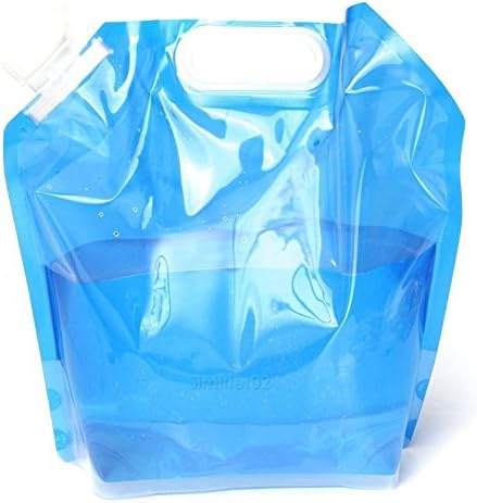 MIJORA-Portable Folding Water Storage Lifting Bag Camping Hiking Survival 5L Tool S