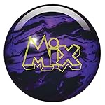 Storm Mix Urethane Bowling Ball- Black/Purple Solid