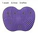 Makeup Brush Cleaning Mat Set-ESARORA Makeup Brush Cleaner Pad Set of 2 Cosmetic Brush Cleaning Mat Portable Washing Tool Scrubber Suction Cup (purple)
