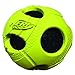 Nerf Dog Bash Rubber Wrapped Tennis Ball Dog Toy, Lightweight, Durable and Water Resistant, 3.5 Inches, for Medium/Large Breeds, Two Pack, Green and Red