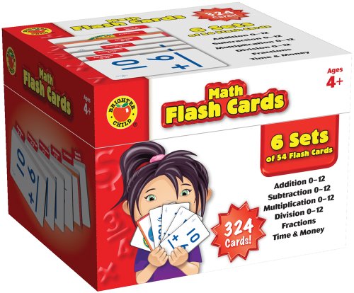 Math Flash Cards (Brighter Child Flash Cards), Books Central