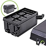 ONLINE LED STORE 12-Slot Relay Box [6 Relays] [6 Blade Fuses] [Bosch Style Relays] [Easy Installation] [OEM Factory Look] - Fuse Relay Box for Automotive and Marine Use