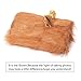 Lion Mane for Dog,Neckerchief, Pet Festival Halloween Party Fancy Lion Hair Dog Clothes Dress with Ears(Neck perimeter 35.1in, Adjustable,Light Brown )