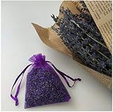 LEIKAIHUA 20X Lavender Filled Bags Drawers Wardrobe Fresheners 7x9cm view 7