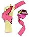 PINK WOMEN Classic Heavy Duty Neoprene Padded Weight Lifting Straps, ★EXTRA CUSHION★ At the ✔Carpal Tunnel ✔For Wrist Comfort & Optimal Lifting Power - Best Cotton Weightlifting Strap That Enhance Grips & Strong Enough for Your Heavy Duty Pro Bodybuilding Dead Lifting for Women. Life Time Warranty!!!! (1 Pair)