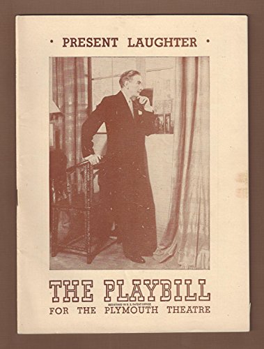 Noel Coward’s “PRESENT LAUGHTER” Clifton Webb / Marta Linden 1946 Playbill