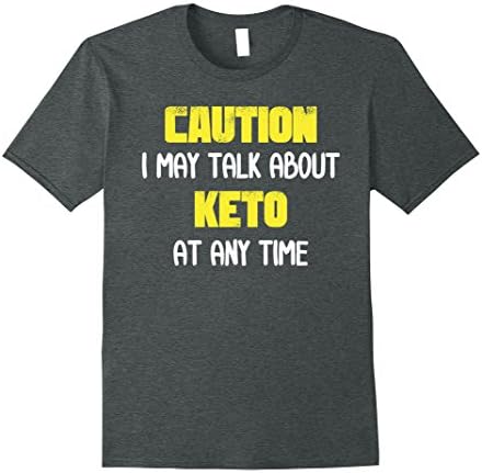 Mens Funny Keto Diet T-Shirt - Perfect for Ketogenic Diet Lovers Small Dark Heather