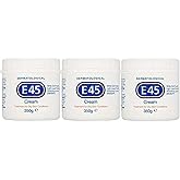 E45 Dermatological Cream Treatment for Dry Skin Conditions (350g) Pack of 3