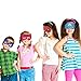 QWER Superheroes Party Masks for Children- 28 pack Superhero Masks- Perfect for Children Aged 3+