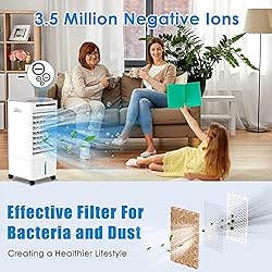 Portable Air Conditioners, 4-IN-1 Evaporative Air