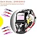 Z ZTDM Welding Helmet Mask Solar Auto Darkening,Adjustable Shade Range DIN 9-13/Rest DIN 4,Welder Protective Gear ARC MIG TIG,2pcs Extra Lens+CR2032 Battery (American Eagle)