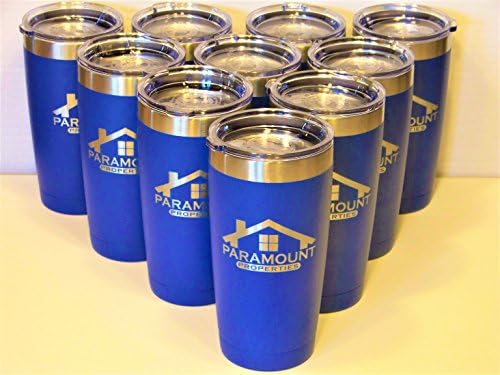 20 oz insulated stainless steel tumblers - set of 10