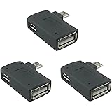 Oassuose 3 Pack OTG Cable Adapter for Fire TV Stick 4K Max/Cube/Lite,Powered Micro USB to USB OTG Adapter Compatible Android