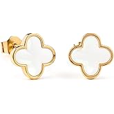 HighSpark Clover Earrings for Women | Four Leaf Stud Earrings for Women | Lovely Gift