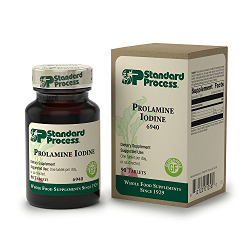 Standard Process Prolamine Iodine Thyroid Support With Prolamine
