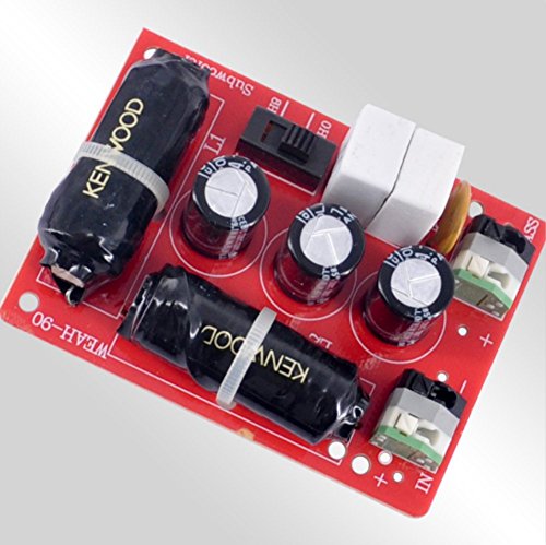Aoshike 200W Subwoofer Frequency Divider 4 8ohm Crossover Filter DIY HiFi Amplifier Home Bass Sub Woofer Stereo Audio Crossover Divider